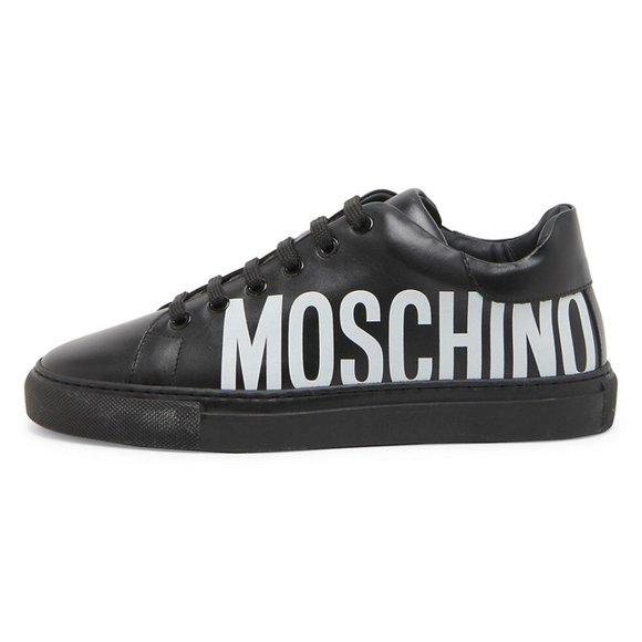 Moschino | Shoes | Moschino Serena Logo Leather Sneakers